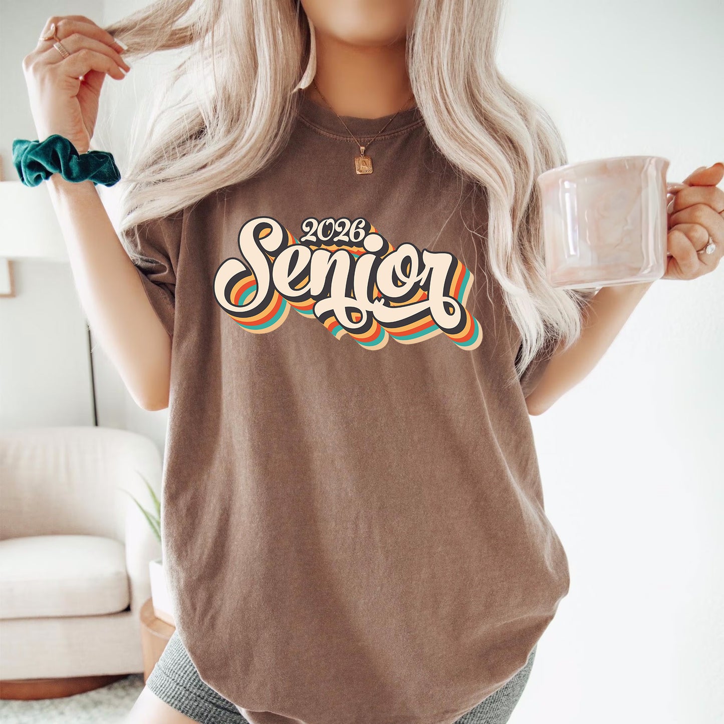 Retro Senior T-Shirt | Vintage Graduation Tee for the Class of 2026