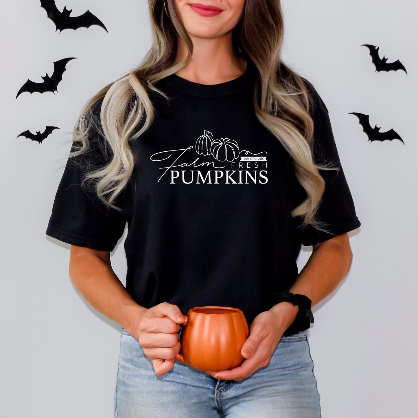 Farm Fresh Pumpkins Rustic Fall Pumpkin Patch Tee