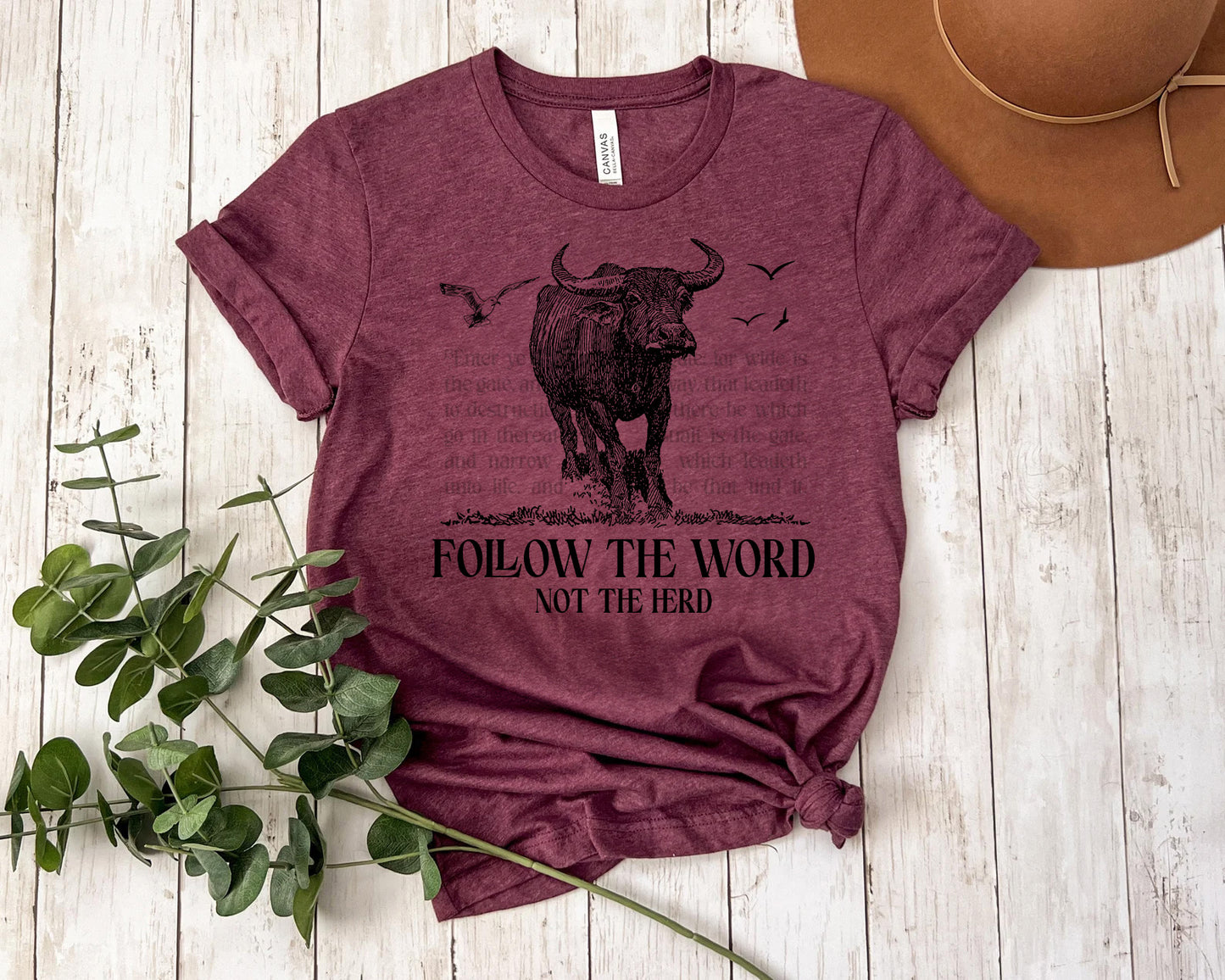 Faithful Cow Unisex Tee | Christian Inspiration with a Whimsical Twist