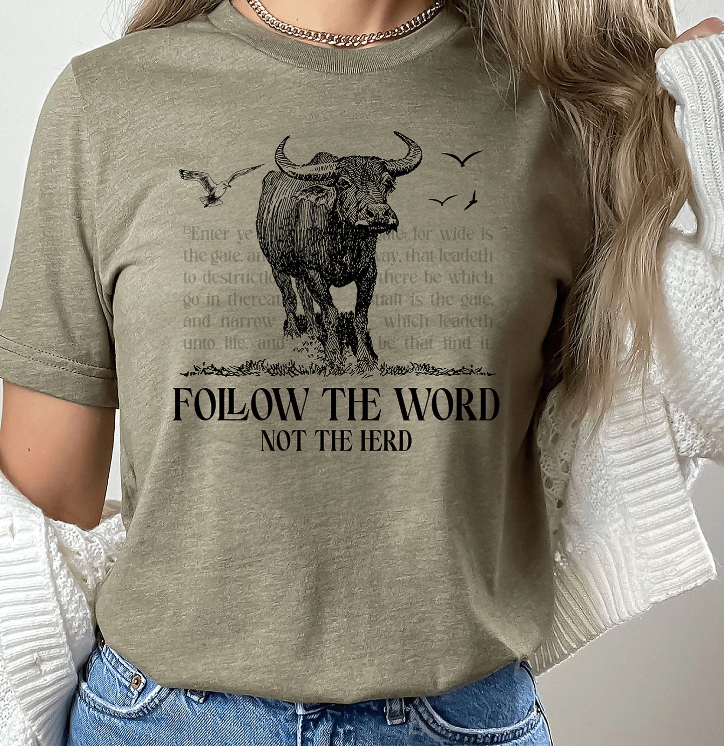 Faithful Cow Unisex Tee | Christian Inspiration with a Whimsical Twist