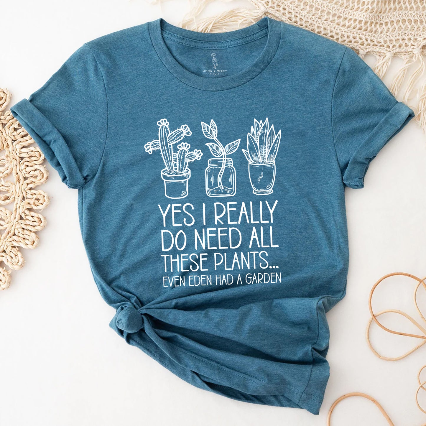 Even Eden Had a Garden Plant Lover's Tee | For the Unapologetic Plant Parent