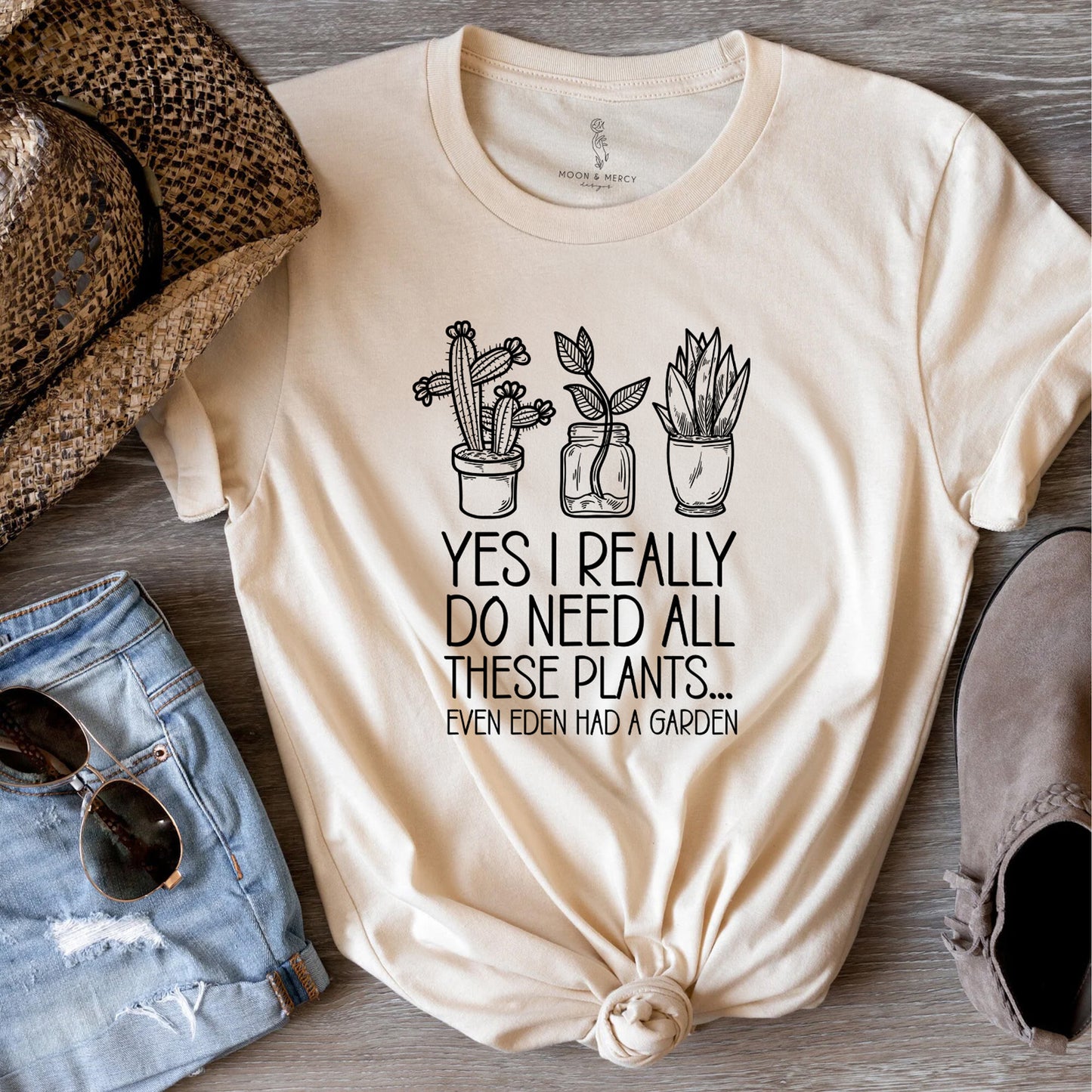 Even Eden Had a Garden Plant Lover's Tee | For the Unapologetic Plant Parent