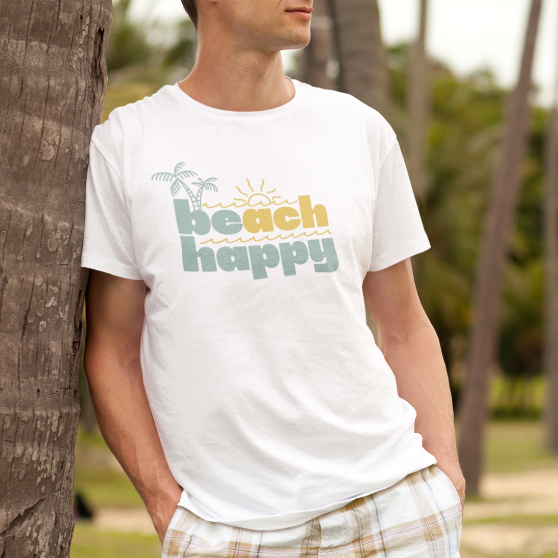 Beach Happy Summer Shirt | Vacation Apparel | Beach Lovers Gift