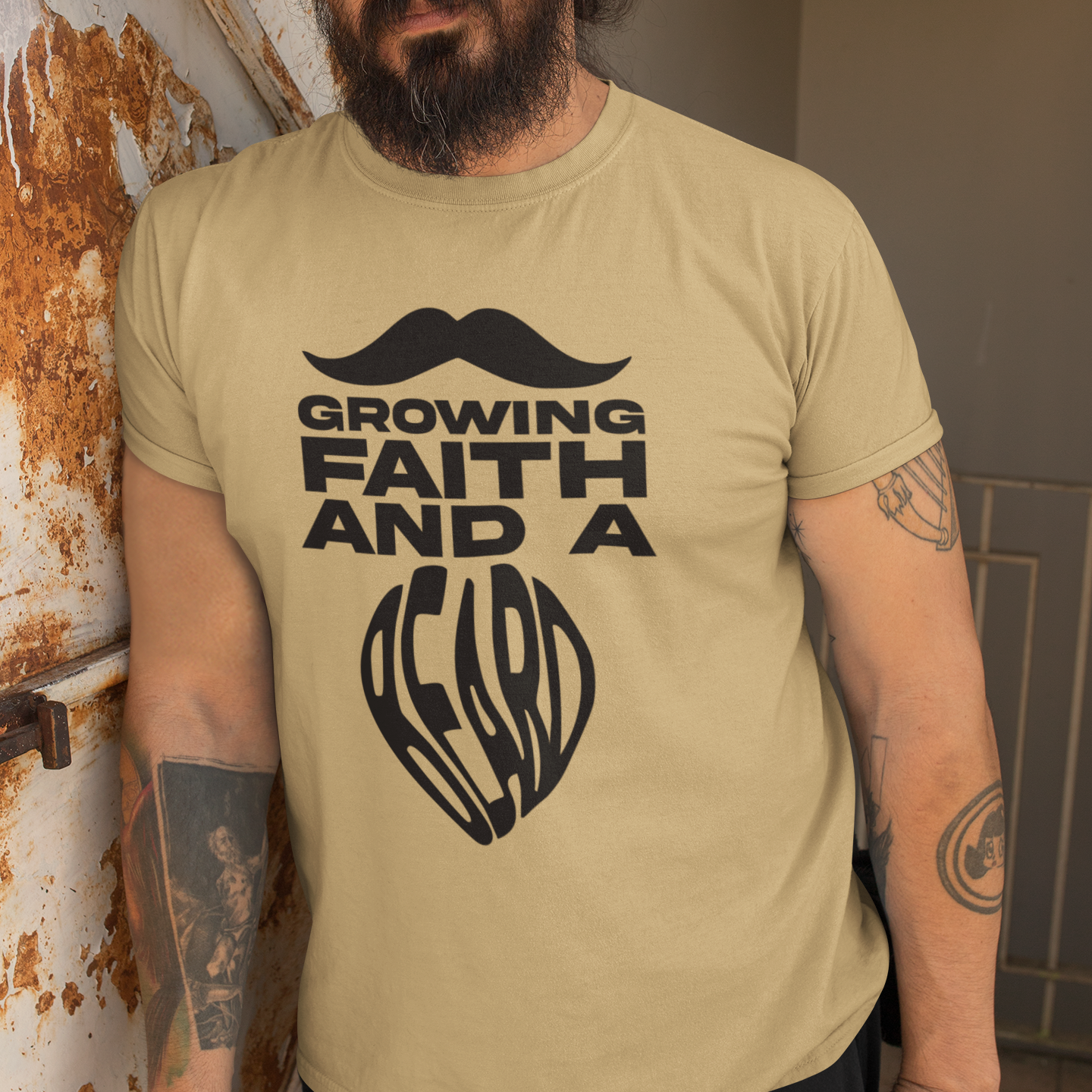 Growing Faith and a Beard Shirt | Christian Men's Apparel