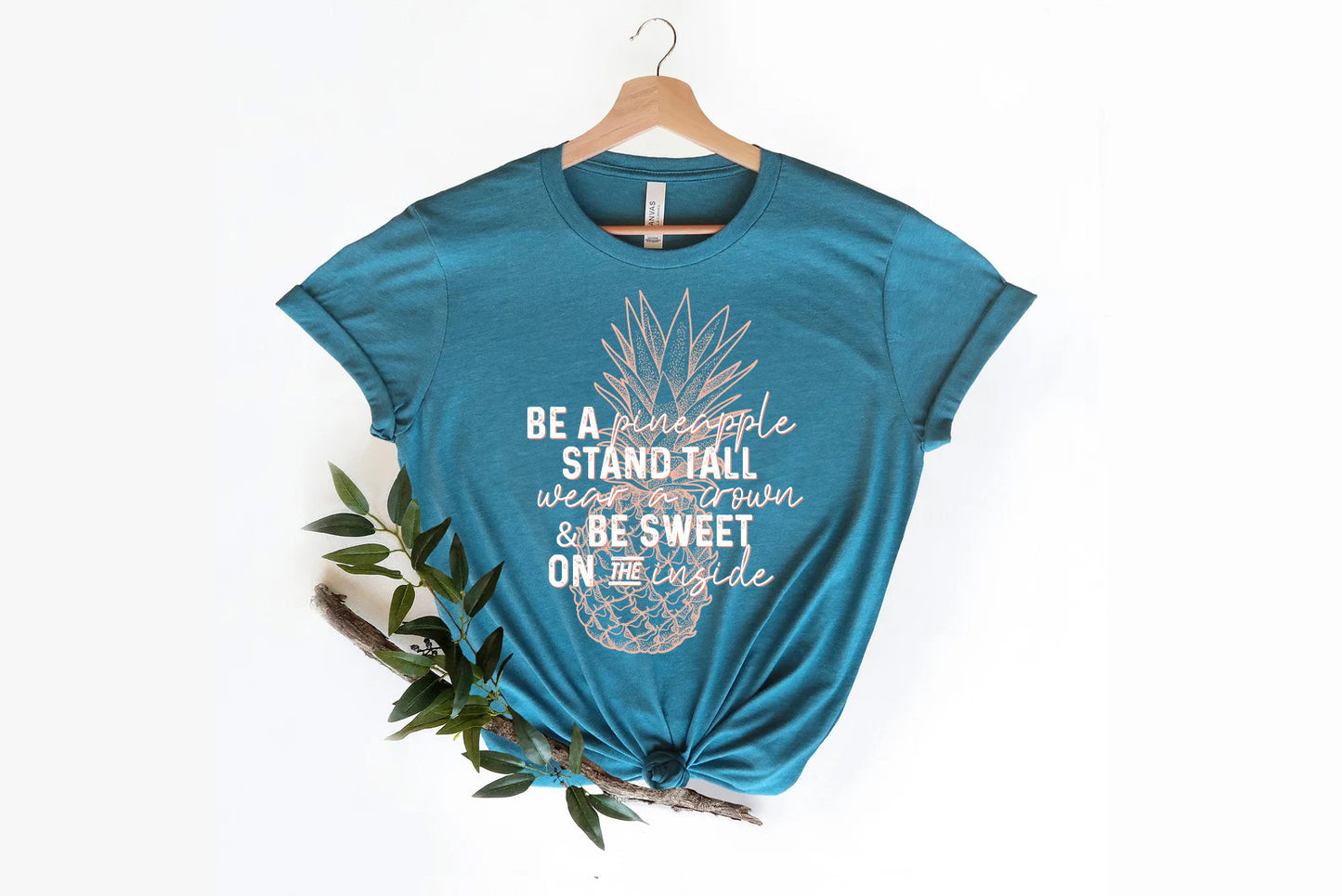 Pineapple Inspirational Tee | Cute, Motivational Summer Vibes!
