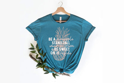 Pineapple Inspirational Tee | Cute, Motivational Summer Vibes!