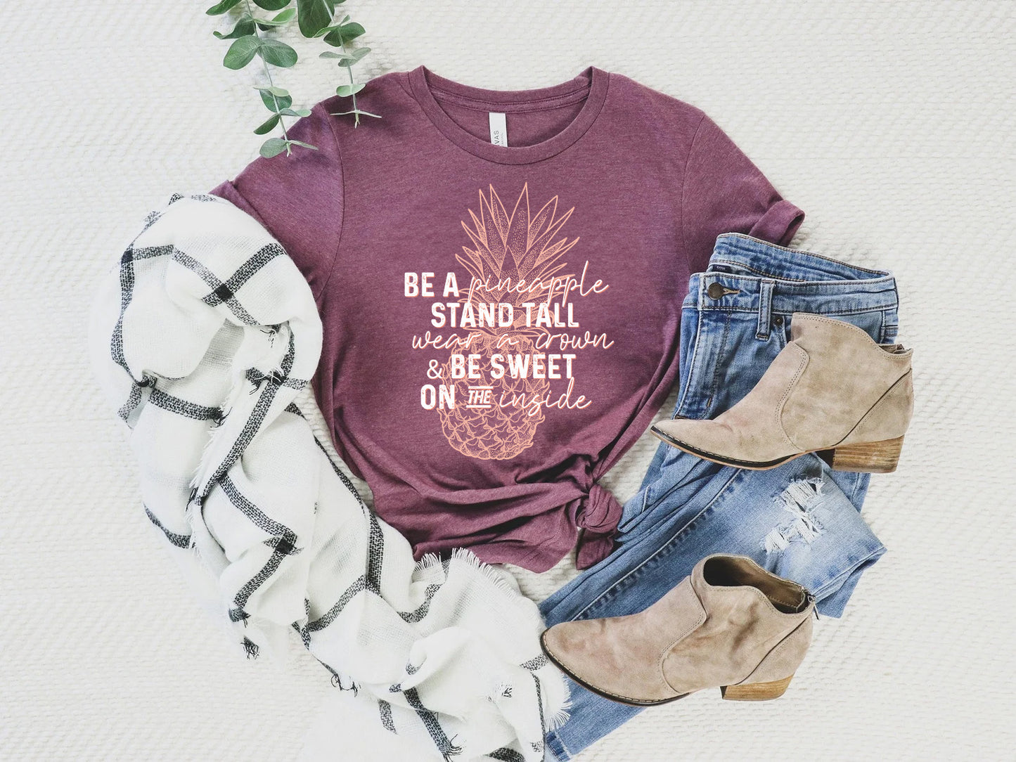 Pineapple Inspirational Tee | Cute, Motivational Summer Vibes!