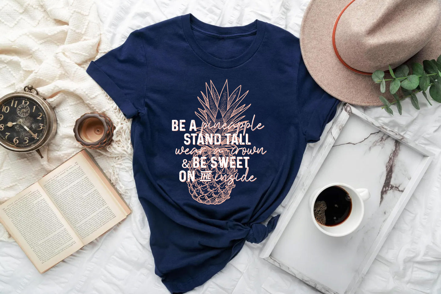 Pineapple Inspirational Tee | Cute, Motivational Summer Vibes!