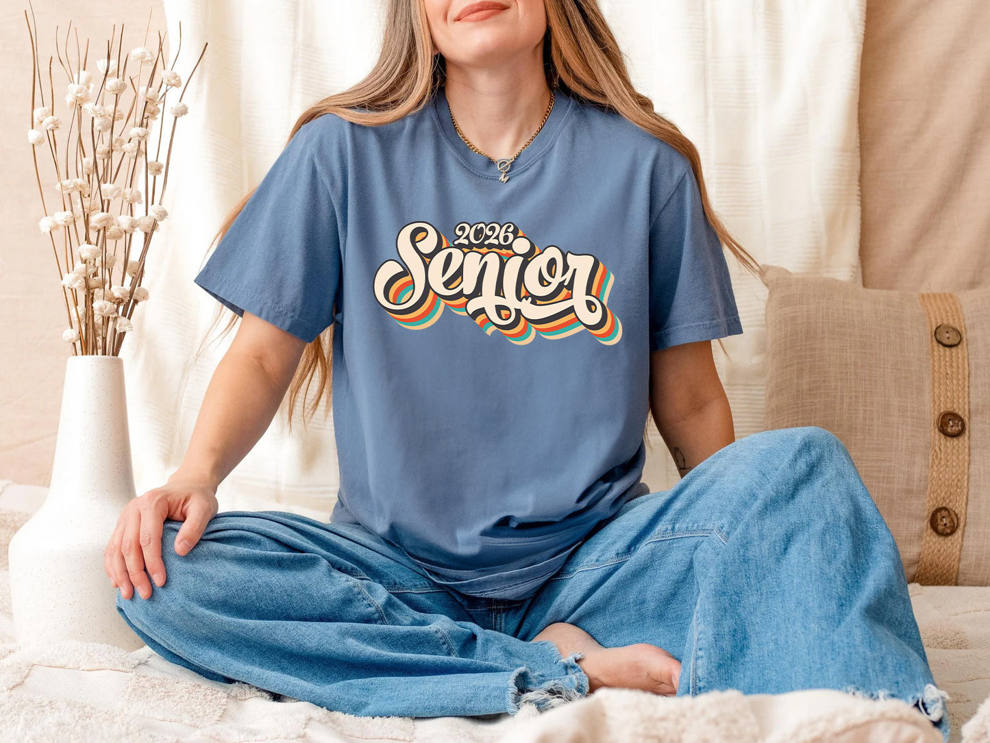 Retro Senior T-Shirt | Vintage Graduation Tee for the Class of 2026