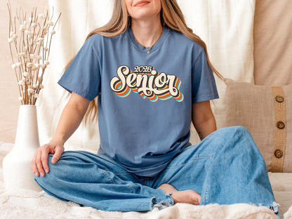 Retro Senior T-Shirt | Vintage Graduation Tee for the Class of 2026