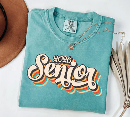 Retro Senior T-Shirt | Vintage Graduation Tee for the Class of 2026
