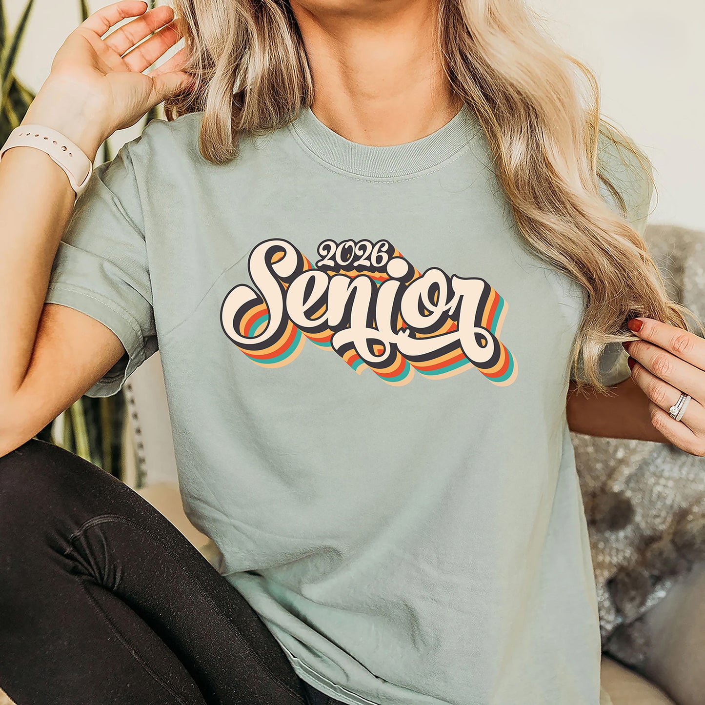 Retro Senior T-Shirt | Vintage Graduation Tee for the Class of 2026