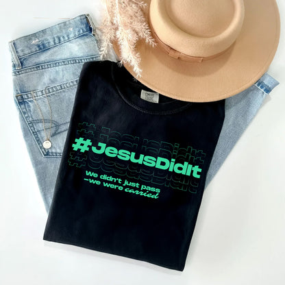 #JesusDidIt Graduation T-Shirt | Faith-Based Senior Achievement Tee