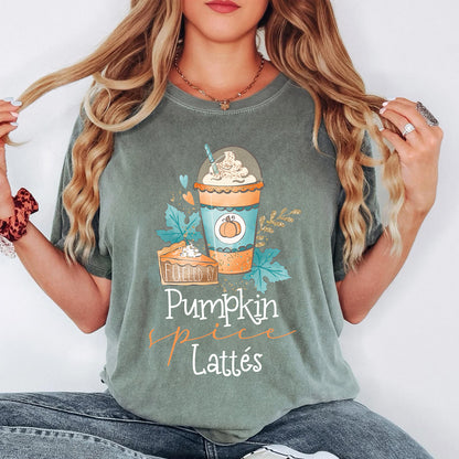 Fueled by Pumpkin Spice Lattes | Cozy Fall Graphic Tee