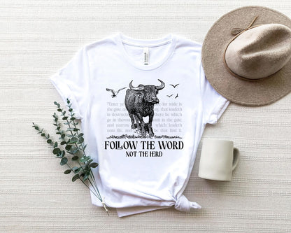 Faithful Cow Unisex Tee | Christian Inspiration with a Whimsical Twist