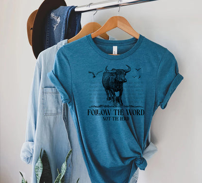 Faithful Cow Unisex Tee | Christian Inspiration with a Whimsical Twist