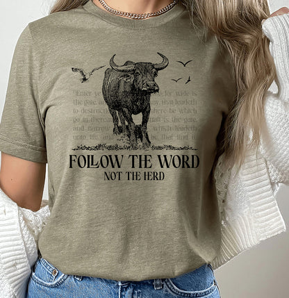 Faithful Cow Unisex Tee | Christian Inspiration with a Whimsical Twist