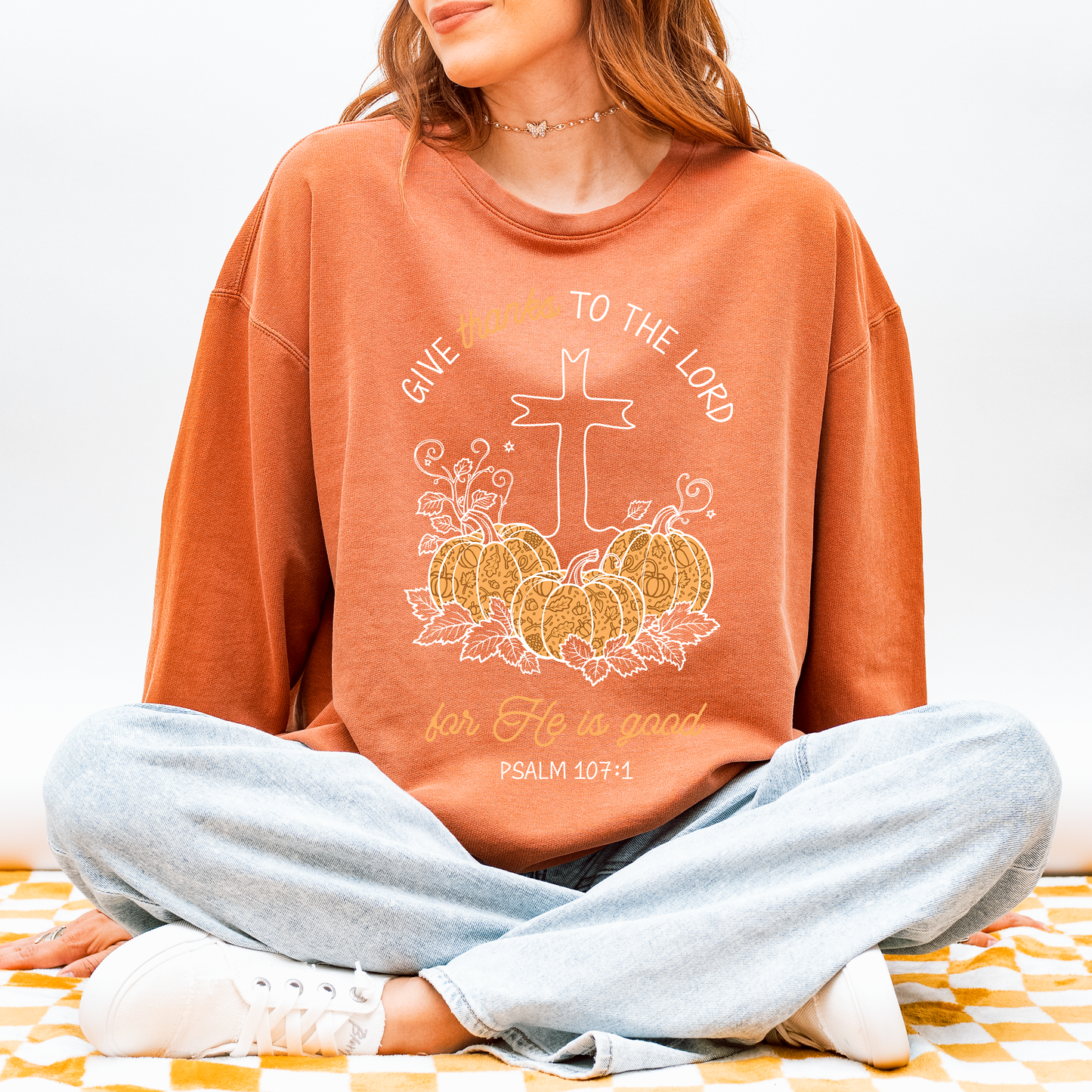 Thankful Pumpkins Christian Fall Shirt