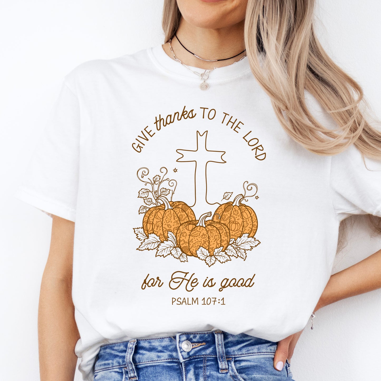 Thankful Pumpkins Christian Fall Shirt
