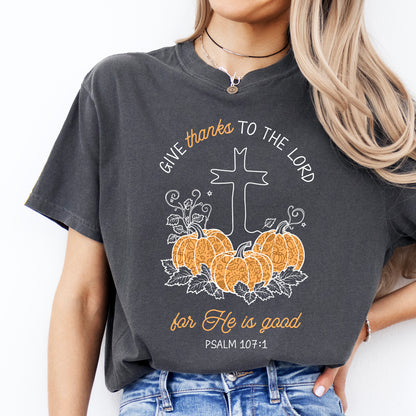 Thankful Pumpkins Christian Fall Shirt