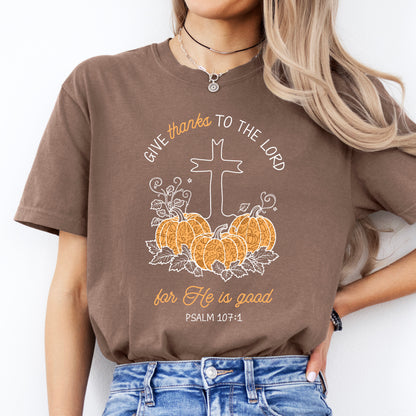Thankful Pumpkins Christian Fall Shirt