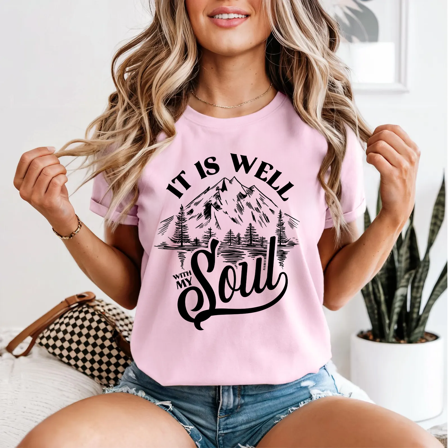 It Is Well With My Soul Christian Mountain Shirt